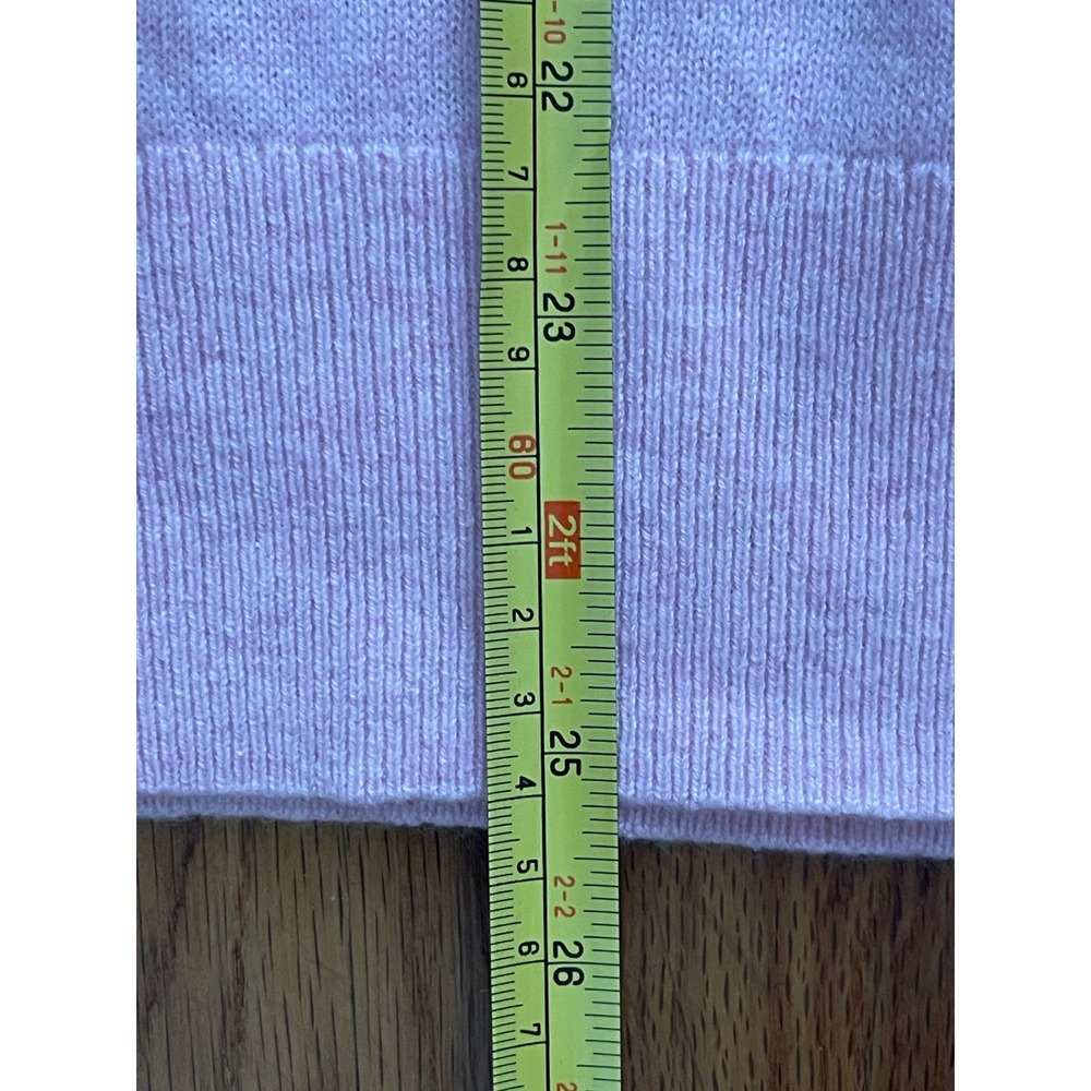 J.CREW Cashmere Relaxed Crewneck Sweater Small Pink‎ NEW Luxury Soft Cozy CB905 - Picture 9 of 10